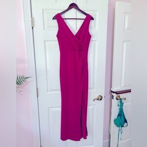 Simple and elegant long pink dress size medium